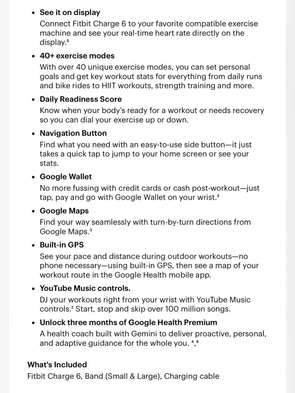Fitbit Charge 6 Porcelain